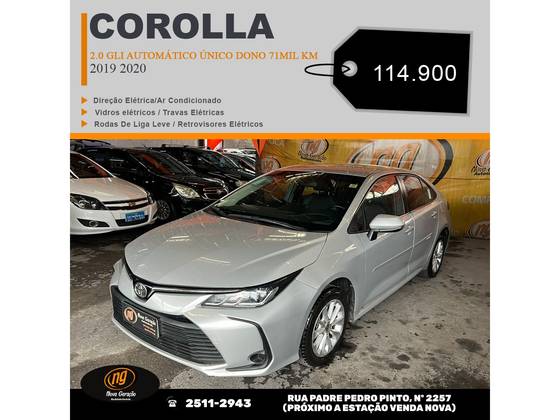 TOYOTA COROLLA 2.0 VVT-IE FLEX GLI DIRECT SHIFT